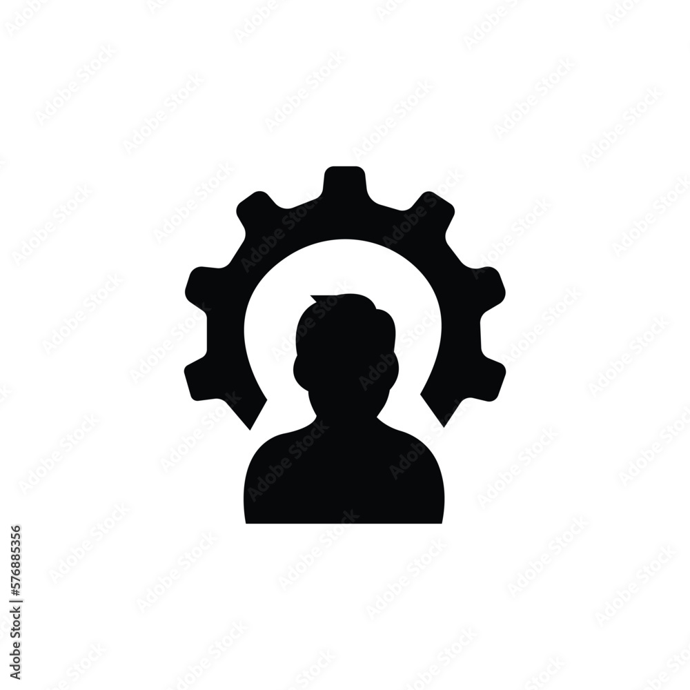 Technical expert icon, vector technical expert icon, vector illustration