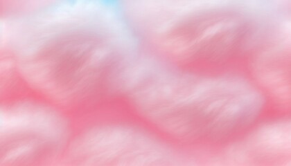 Wall Mural - 4K resolution or higher, Colorful pink fluffy cotton candy background. Generative AI Technology