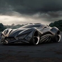 Concept Car Inspired By Chevrolet Corvette Image Generative AI