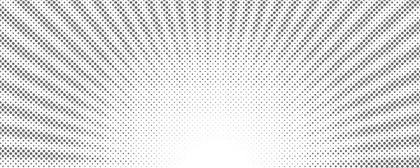 sun rays halftone background. white and grey radial abstract comic pattern. vector explosion abstrac