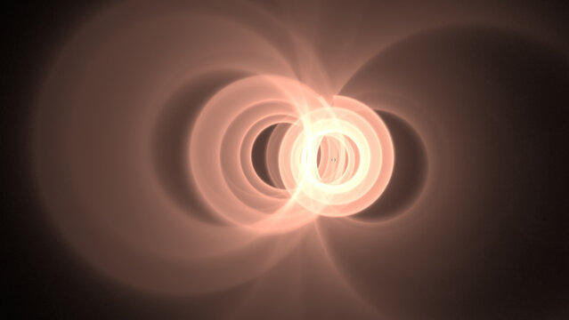 Digital fractal art computer generated 3D rendered graphics, abstract shapes and forms, beautiful fractal pattern for creativity, imagination, meditation, for poster, banner or background