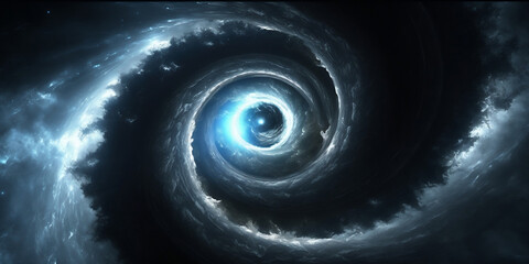 Wall Mural - Blue Colorful Galaxy
