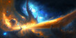 © Nils - blue Colorful Galaxy, Background, Webdesign, Digital Marketing,