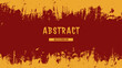 © bahtiarbr - Abstract Yellow Frame Grunge Texture In Red Background