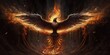 © Gasia - Phoenix, Fantasy scenery, Rebirth, Concept art, Illustration, Generative AI