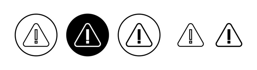 Exclamation danger sign illustration. attention sign and symbol. Hazard warning attention sign