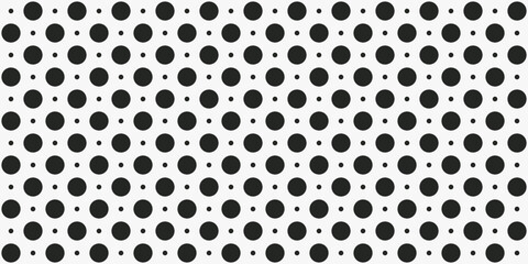 Aufkleber - Polka dots from large and small dots. Print for seamless vector surfaces.
