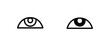 © Aygun - vision icon, eye vector, sign, symbol, logo, illustration, editable stroke, flat design style isolated on white. view, look, opinion, glance, peek, glimpse, dekko, eyebeam, eyewink