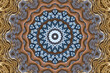 Colorful relaxing mandala pattern for background, fabric, wrap, surface, web and print design.