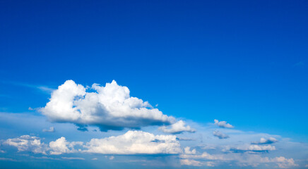 Wall Mural - clouds in the blue sky