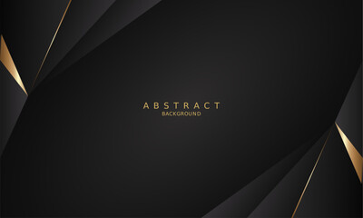 dark black luxury premium background and gold line.