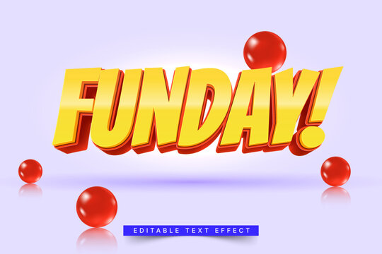 3D Cartoon Playful Text Effect