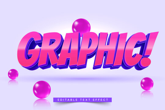 3D Cartoon Playful Text Effect