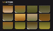 Set of vector gradients military colors
