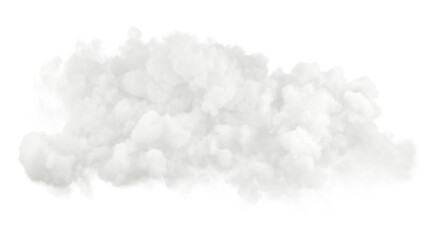 Wall Mural - Clouds smooth realistic cut transparent backgrounds 3d rendering png