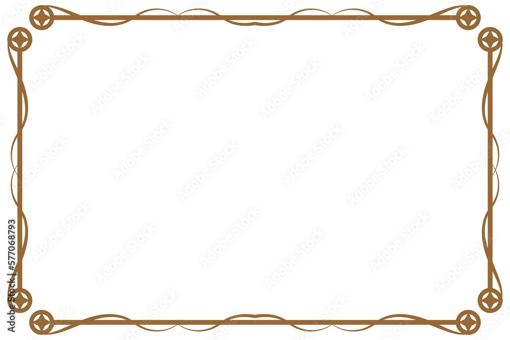 Normal Border Horizontal Artistic horizontal border and frame Stock Illustration | Adobe Stock