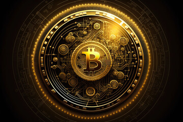 bitcoin - the world of cryptocurrency is constantly evolving. this image of bitcoin's growth - ai ge