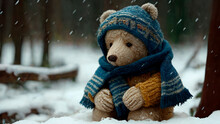 Toy Bear Sad