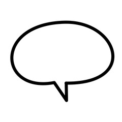 Poster - cartoon bubble speech icon