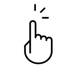 Poster - point hands icon