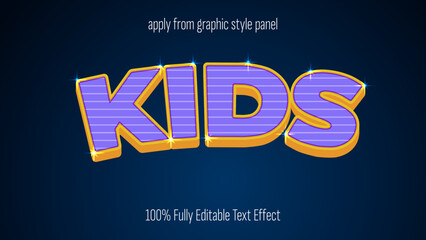 Poster - Cool Kids - fully editable premium text effect.