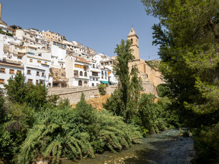 Wall Mural - Landscapes of Alcalá del Jucar in the Valencian Community.