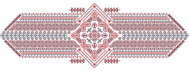 Sticker - Romanian embroidery design element 10