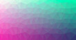 Prismatic background with polygonal pattern. Low poly triangular background gradient in bright colors. Polygonal background banner template. Illustration with irregular triangles.