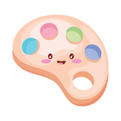 Sticker - paint pallete kawaii style