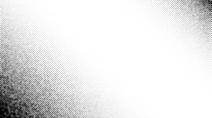 Poster - Halftone background frame. Comic halftone pop art texture. White and black abstract wallpaper. Retro noise vector backdrop
