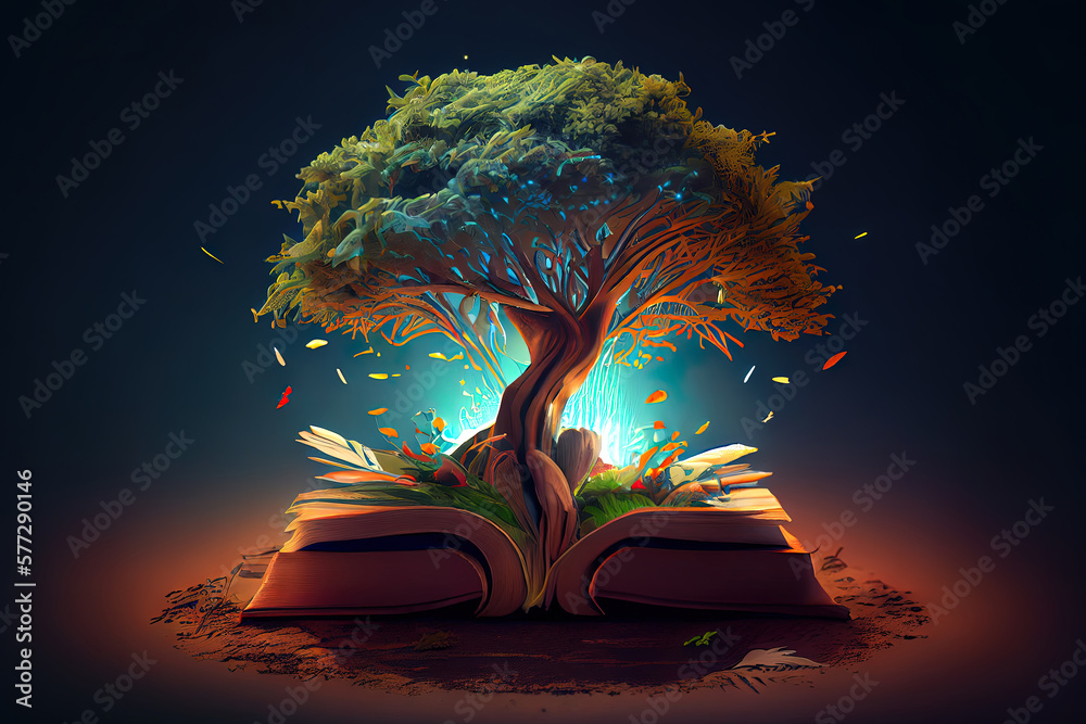 The concept of education by planting a tree of knowledge in the opening ...