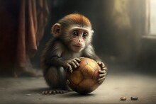 Monkey Created Using AI Generative Technology