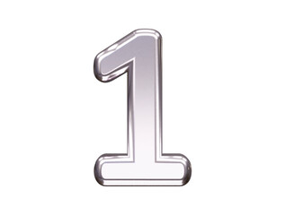 Poster - Number text effect vector illustration transparent element