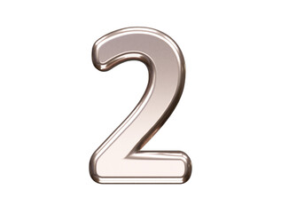Poster - Number text effect vector illustration transparent element