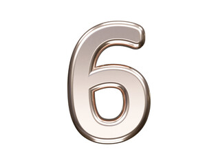 Poster - Number text effect vector illustration transparent element