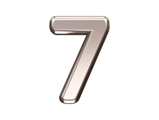 Poster - Number text effect vector illustration transparent element