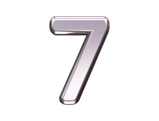 Poster - Number text effect vector illustration transparent element