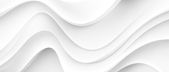 Poster - Modern soft luxury texture white and light gray with smooth and clean subtle background illustration. Wide angle format banner
