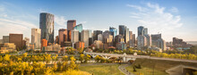 Downtown Panorama Skyline Calgary Alberta