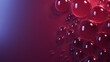 © RocknRoller Studios - Condensation Drops on Maroon and Blue Background. Macro Wallpaper with Copy-Space.