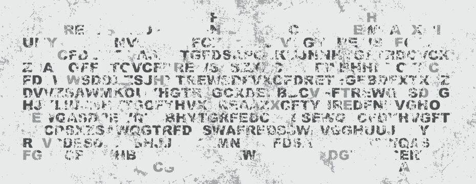 Creative and modern background with letters.	