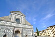 Santa Maria Novella. Santa Maria Novella.Square and Renaissance facade of the church designed by Leon Battista Alberti. 
