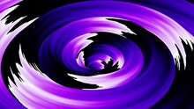 Abstract Purple Gradient Whirpool Optical Illusion Loop Animation