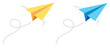 paper airplane png, 종이비행기png