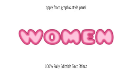 Poster - Women - fully editable text effect for women's history month, mothers day, and women's day projects.
