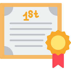 Canvas Print - Certificate Icon