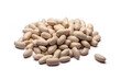pile of  white beans isolated, png file