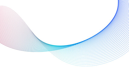 Wall Mural - cyan blue tech wavy lines gradient vector illustration