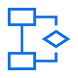 Diagram line icon for apps and websites