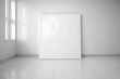 © Synaptic Studio - Blank Canvas on a White Wall created with Generative AI technology